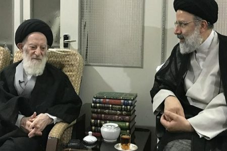 آیت الله رئیسی با آیت الله شبیری زنجانی دیدار کرد
