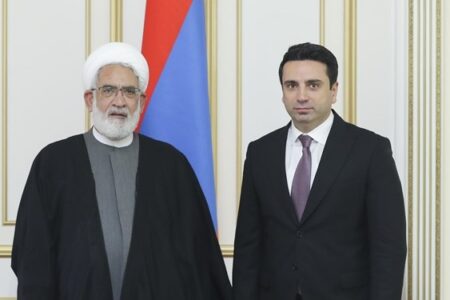 رئیس مجلس ملی ارمنستان: گفت‌وگوی مهمی با دادستان کل جمهوری اسلامی ایران داشتم