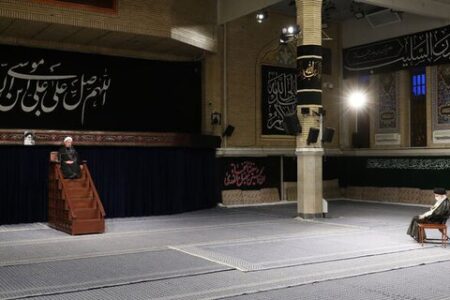 مراسم عزاداری شهادت امام رضا (ع) با حضور رهبر انقلاب
